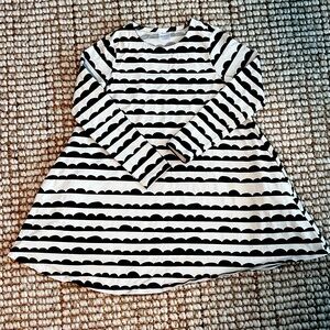 Hanna Anderson knit long sleeve dress 130cm size 8